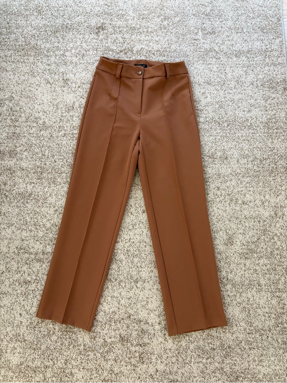 Rachel Zoe Tailored Trousers in Warm Cognac
